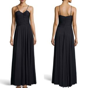 Halston Heritage Jersey Gown Long Dress